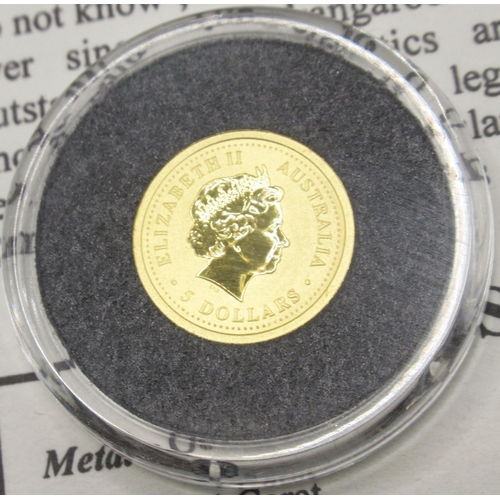 637 - Westminster Mint - The Smallest Gold Coins of the World, 1/20oz Canadian Gold Maple Leaf, 1/25oz Can... 