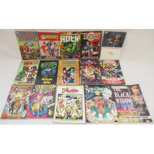 1427 - Marvel Comics - large collection of mixed Marvel graphic novels to inc. Thanos, Captain America, X-M... 