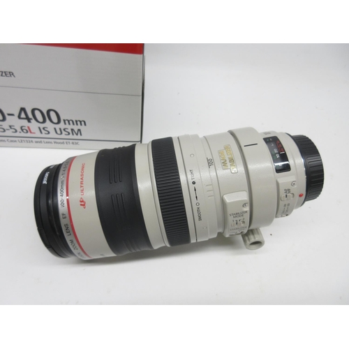 196 - Canon EF 100-400mm zoom f/4.5-5.6L IS USM Image Stabaliser Ultrasonic lens