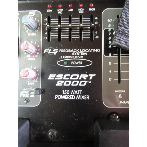 742 - Peavey Escort 2000 150 Watt Powered Mixer, untested a/f,

Provenance: from Ric Rac Studios Leeds