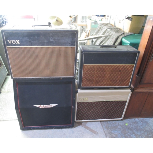 746 - Vox AC30TB serial no.25450, Ashdown Engineering FA 412A amplifier, Vox AC30 serial no.9417N and a un... 