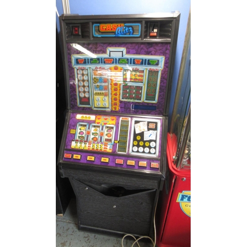 780 - Cash Blitz gambling machine, 63.2cm x 61cm x 168cm, lacking power cable, A/F