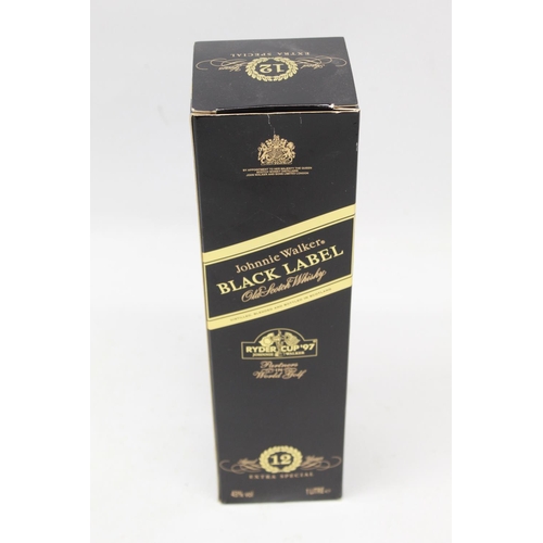 215 - Bottle Johnnie Walker Black Label Ryder Cup 1997 edition, aged 12 years Extra Special scotch whisky,... 