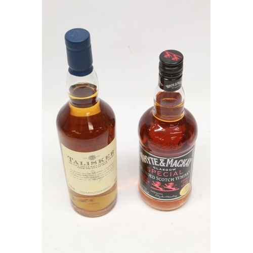 223 - Talisker aged 10 years 70cl/45.8% Single Malt Scotch Whisky, and a bottle of Whyte & Mackay Special ... 