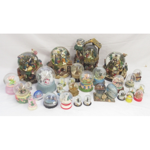 778 - Mixed collection of Snowglobes