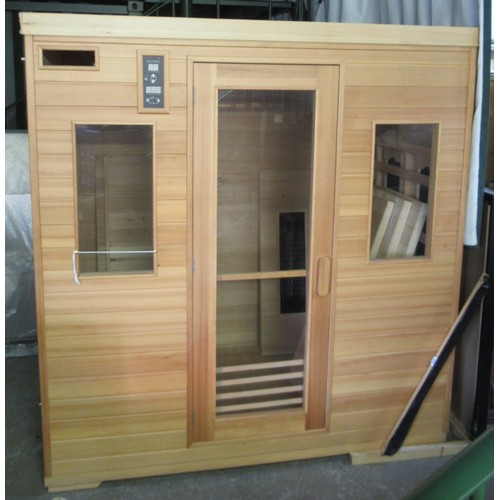 787 - SaunaMed indoor sauna, Model FFR-004L, W182.5cm H191.5cm D122.5cm