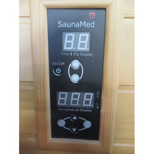 787 - SaunaMed indoor sauna, Model FFR-004L, W182.5cm H191.5cm D122.5cm