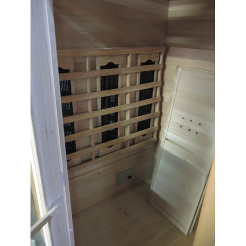 787 - SaunaMed indoor sauna, Model FFR-004L, W182.5cm H191.5cm D122.5cm