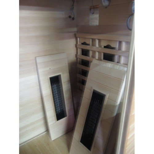 787 - SaunaMed indoor sauna, Model FFR-004L, W182.5cm H191.5cm D122.5cm