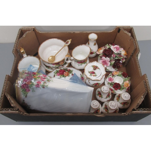 1200 - Royal Albert Old Country Roses dinner service with eight settings and tea ware to include, cafetiere... 