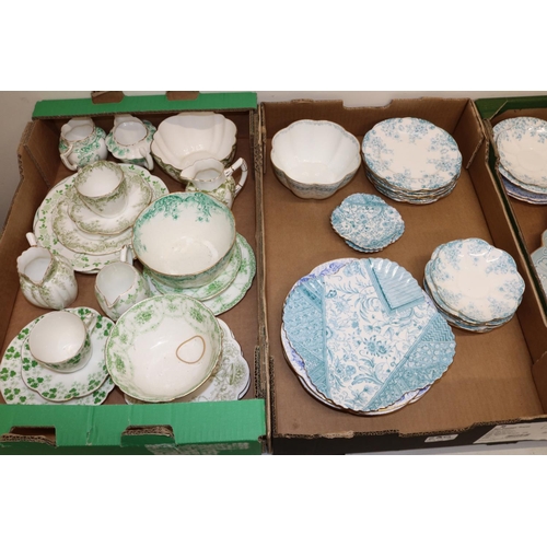 280 - Collection of late 19th and early 20th century Wileman Foley China, decorative teaware of various sh... 