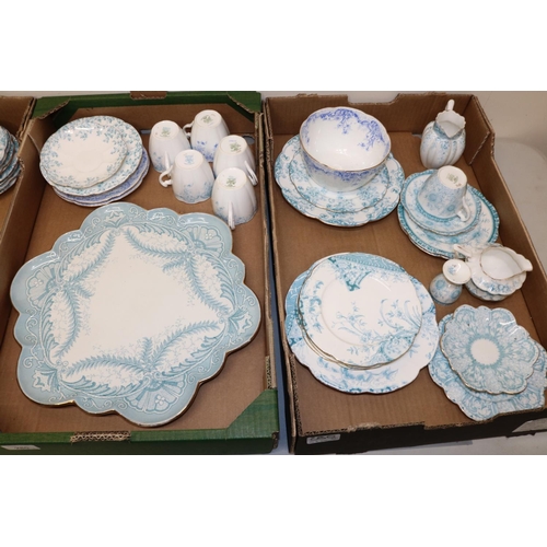 280 - Collection of late 19th and early 20th century Wileman Foley China, decorative teaware of various sh... 