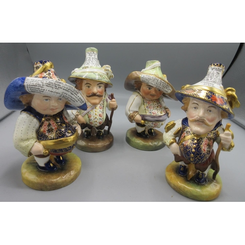 1147 - Four Royal Crown Derby Mansion House Dwarfs; 