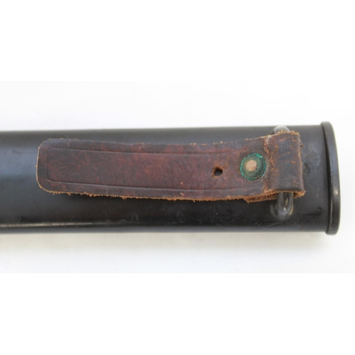 289 - Unusual Swiss M1914 saw-back bayonet in excellent condition, complete with original scabbard blade L... 