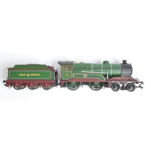 1027 - Bachmann OO gauge 31-147 highly detailed Class D11/1 501 'Mons' 4-4-0 in GCR green livery, model at ... 