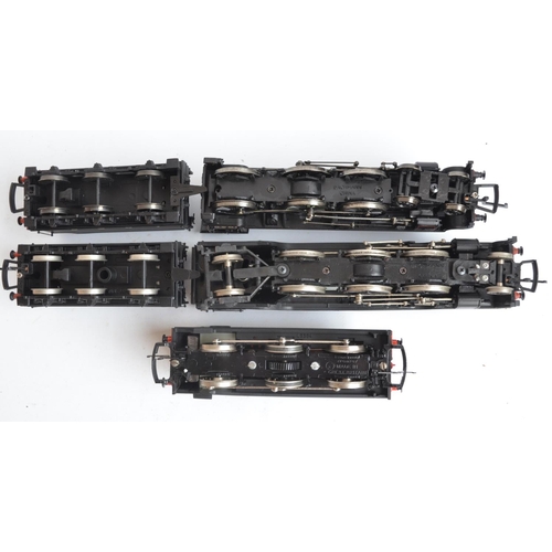 1031 - Three OO gauge LNER black livery electric steam train models to include Hornby R861 Class J52 0-6-0T... 