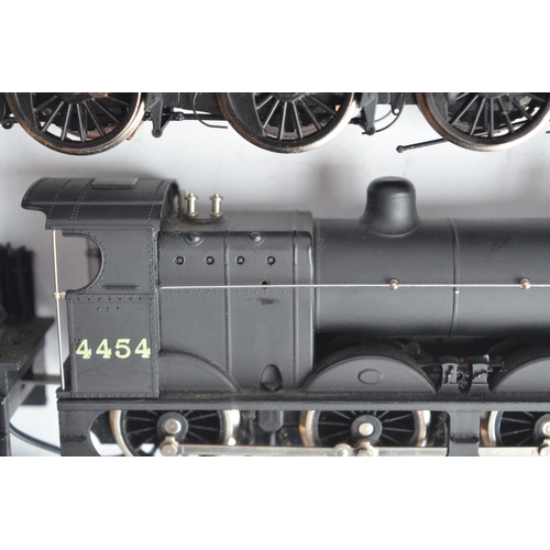 1034 - Three OO gauge LMS black livery electric steam train models to include Bachmann 32-227 3F Jinty 7524... 