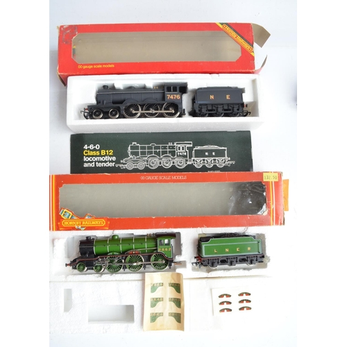 1036 - Five boxed OO gauge electric steam train models to include Hornby limited edition R2083 LMS black Cl... 