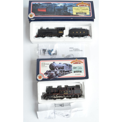 1036 - Five boxed OO gauge electric steam train models to include Hornby limited edition R2083 LMS black Cl... 