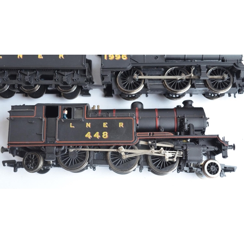 1036 - Five boxed OO gauge electric steam train models to include Hornby limited edition R2083 LMS black Cl... 