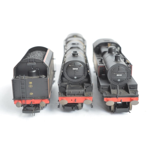 1038 - Two Hornby OO gauge 'Super Detail' electric steam train models, both in LMS black livery to include ... 