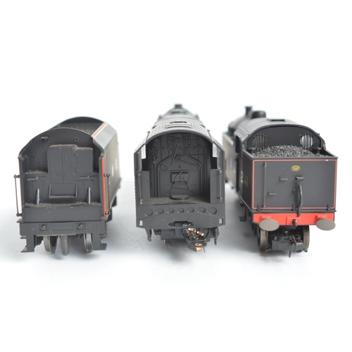 1038 - Two Hornby OO gauge 'Super Detail' electric steam train models, both in LMS black livery to include ... 