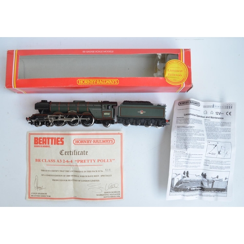 1048 - Three Hornby OO gauge electric steam train models to include R3292 Collectors Club 2014 BR black 0-4... 