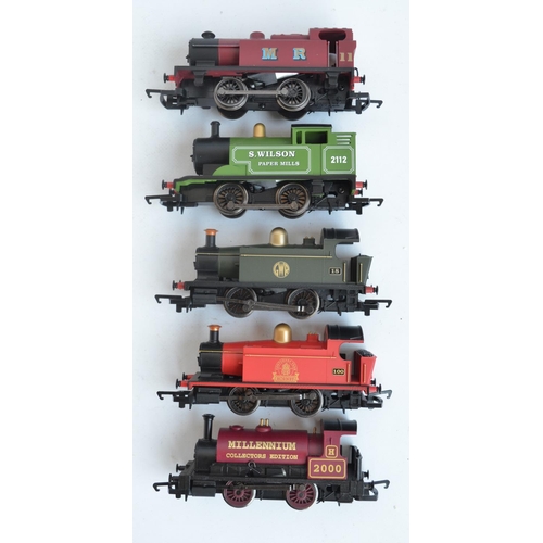 1050 - Five OO gauge 0-4-0 electric steam train models from Hornby to include 4x Collectors Club exclusives... 