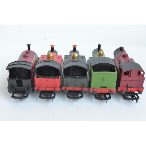 1050 - Five OO gauge 0-4-0 electric steam train models from Hornby to include 4x Collectors Club exclusives... 