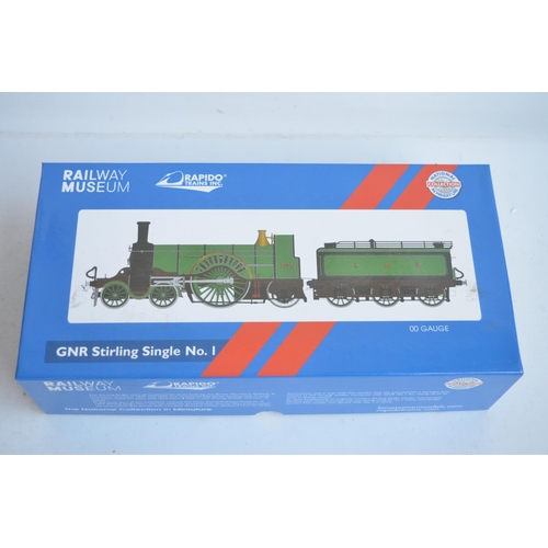 1051 - Rapido Trains Inc/Railway Museum excellently detailed OO gauge DCC Ready GNR Stirling Single No1 (it... 