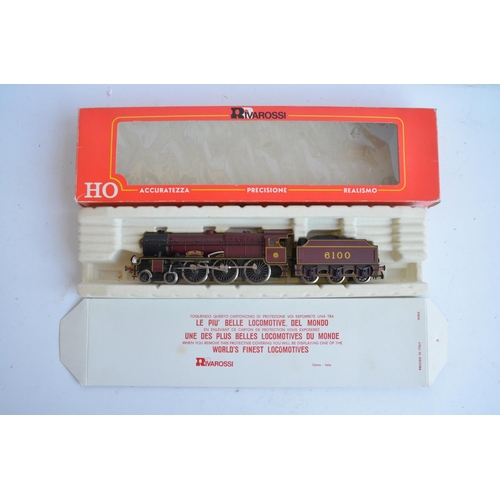 1056 - Boxed Rivarossi HO gauge 1348 4-6-0 6100 'Royal Scot' electric steam train model in excellent condit... 