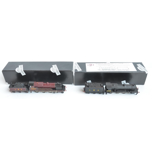 1058 - Three built up OO gauge white metal steam locomotive models to include 2 from DJH complete with tend... 