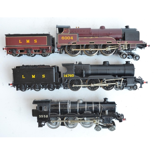 1058 - Three built up OO gauge white metal steam locomotive models to include 2 from DJH complete with tend... 