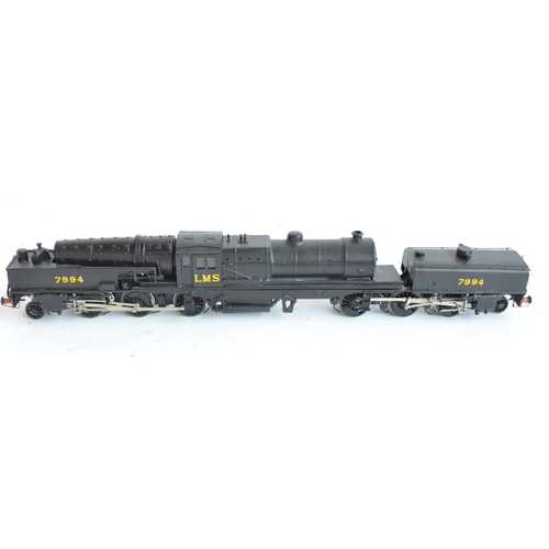 1059 - Built Nu-Cast OO gauge LMS 2-6-0 0-6-2 Beyer-Garratt steam locomotive with instructions, appears ele... 