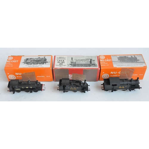 1060 - Three built up white metal OO gauge electric steam locomotive models from Nu-Cast and Wills Finecast... 