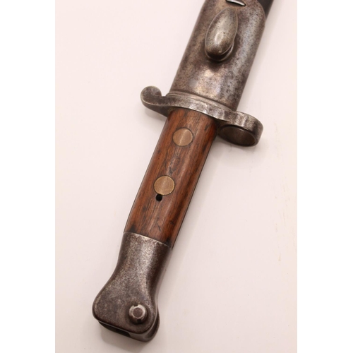 304 - British M1888 Lee Metford bayonet with War Department stamp to ricasso , in good condition complete ... 