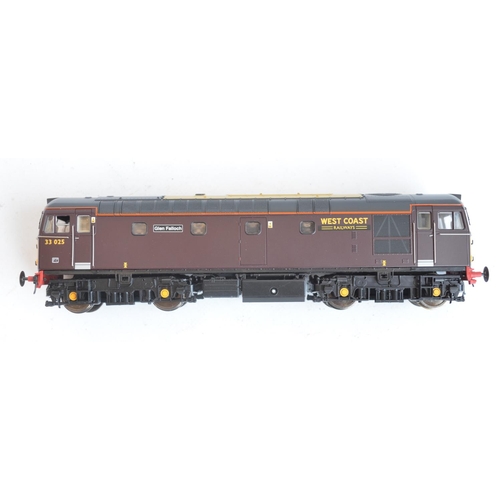 1064 - Heljan 33701 OO gauge West Coast Class 33/0 diesel electric locomotive 33 025 'Glen Falloch', model ... 