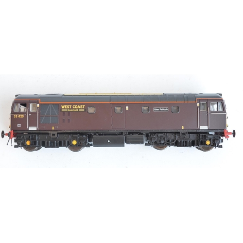 1064 - Heljan 33701 OO gauge West Coast Class 33/0 diesel electric locomotive 33 025 'Glen Falloch', model ... 