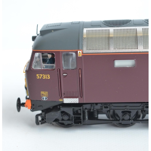 1067 - Bachmann OO gauge 32-765 West Coast Railways Class 57/3 57313 diesel electric locomotive model in ex... 