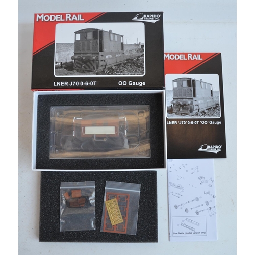 1070 - Charming and superbly detailed Model Rail MR-207 J70 0-6-0T OO gauge electric loco model in mint con... 