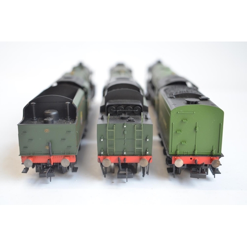 1078 - Three boxed OO gauge electric steam train models from Hornby to include R3468 BR Rebuilt Battle Of B... 