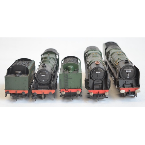 1080 - Three boxed OO gauge electric steam train models, all BR green livery to include Hornby R3244TTS Cla... 