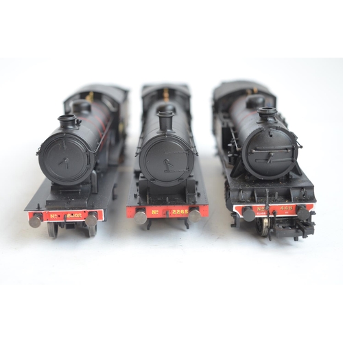 1082 - Three boxed OO gauge electric steam train models, all in LNER black liveries to include Hornby R3521... 