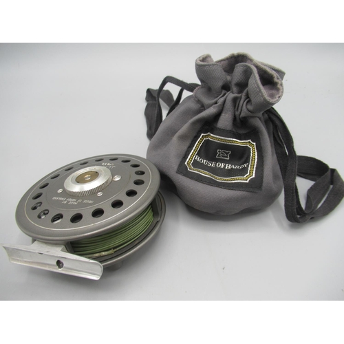 1297 - House of Hardy 'JLH' #7 fly reel No. 238, with grey pouch