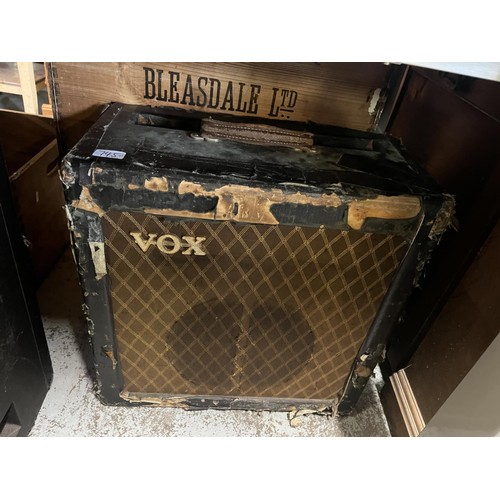 745 - Three VOX amplifiers, Selmer amplifier and an unnamed amplifier

Provenance: from Ric Rac Studios Le... 