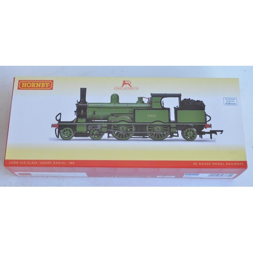 1091 - Hornby OO gauge R3335 LSWR 4-4-2T 'Adams Radial' 488 electric steam train model in excellent conditi... 