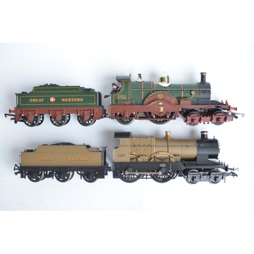 1101 - Five unboxed previously run OO gauge electric steam train models including highly detailed examples ... 