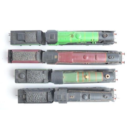 1103 - Four unboxed OO gauge electric steam train models from Wrenn, please refer to photos for condition e... 