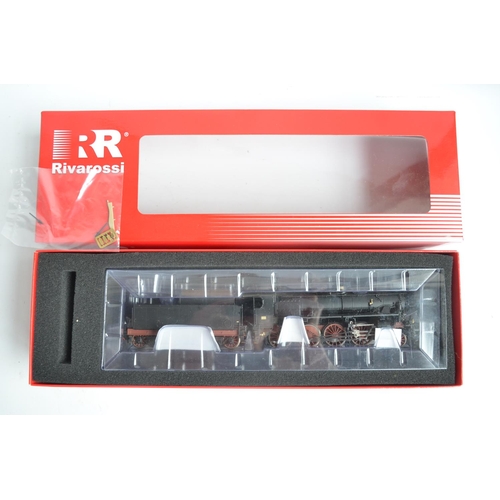 1106 - Seven HO gauge continental electric steam train models from Roco and Rivarossi including a boxed Riv... 