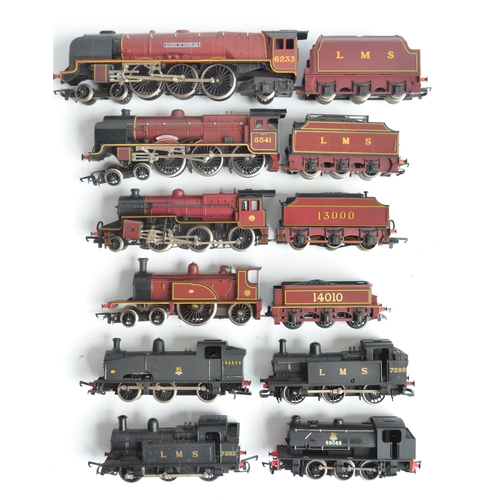 1110 - Collection of unboxed OO gauge electric steam and diesel shunter locomotive models from Hornby, Bach... 